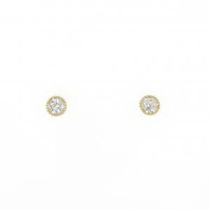 K18YG ダイヤモンド ピアス 0.10CT