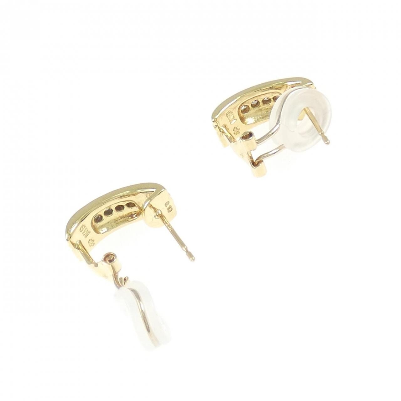 K18YG ダイヤモンド ピアス 0.20CT