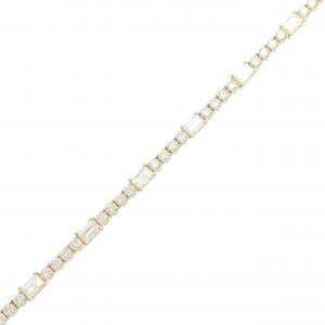 【新品】K18YG ダイヤモンド ブレスレット 4.00CT