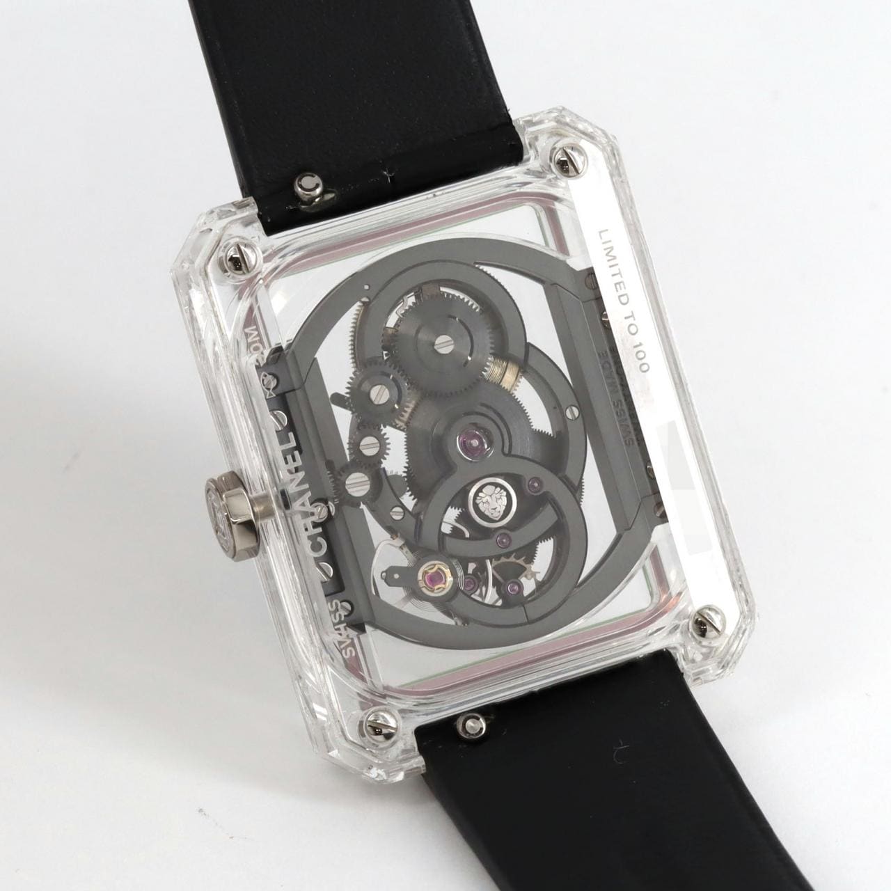 シャネル ボーイフレンドスケルトンX-RAY LIMITED H6250 サファイアxWG 手巻