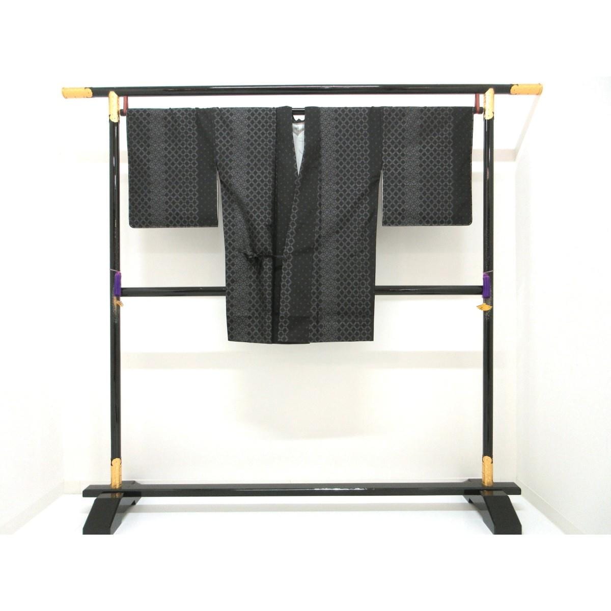 【未使用品】紬　きもの・コート　２点セット【横双大島紬】