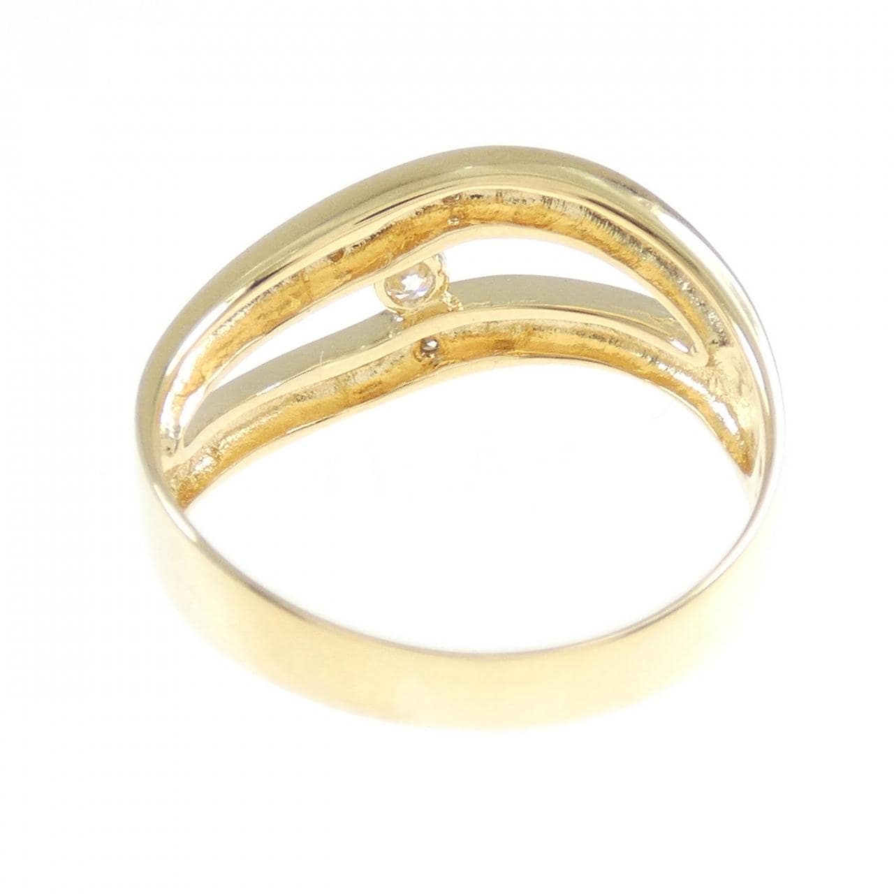 K18YG ダイヤモンド リング 0.11CT