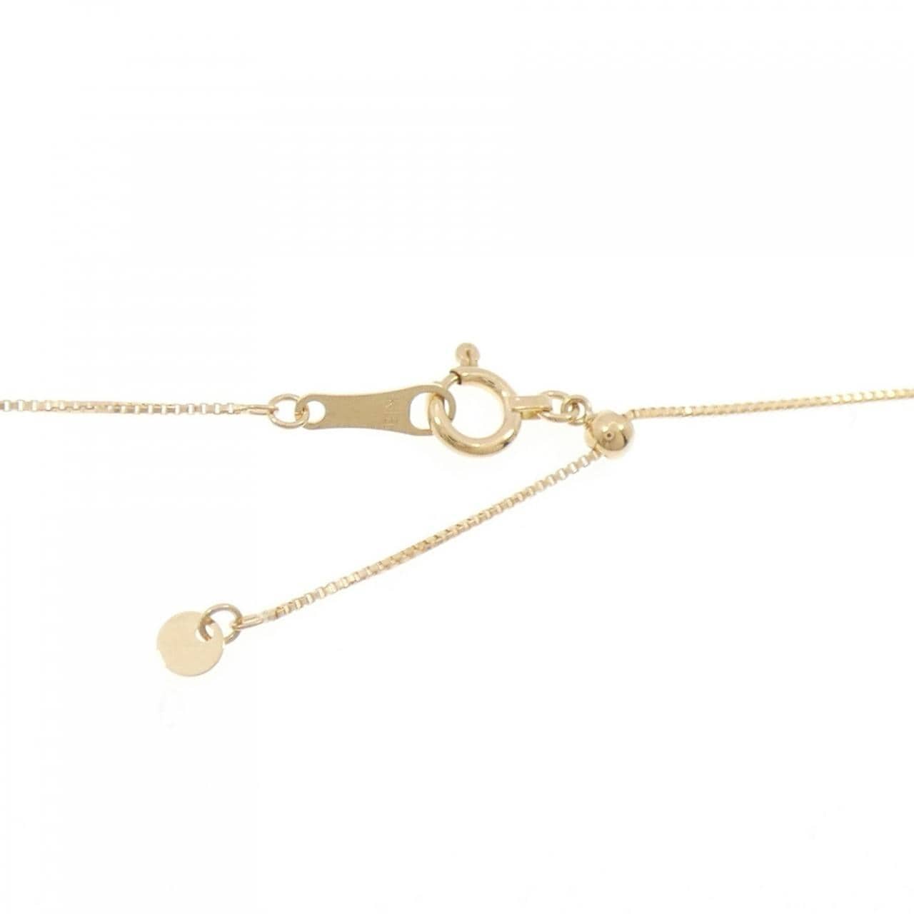 K18YG クラウン ダイヤモンド ネックレス 0.08CT