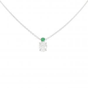 PT900/PT850 ダイヤモンド ネックレス 1.004CT F VS1 オーバルカット