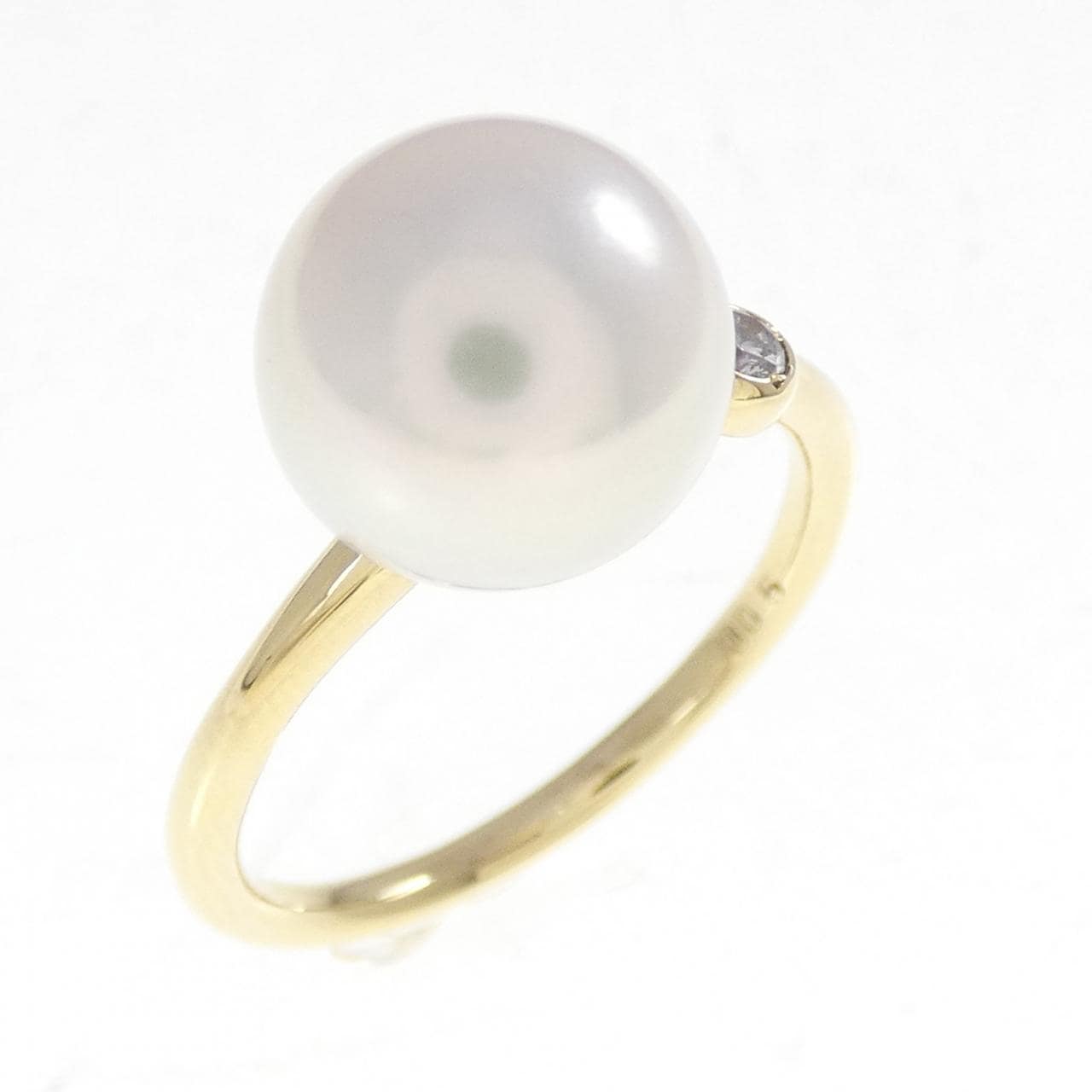 K18YG アコヤパール リング 9.6mm