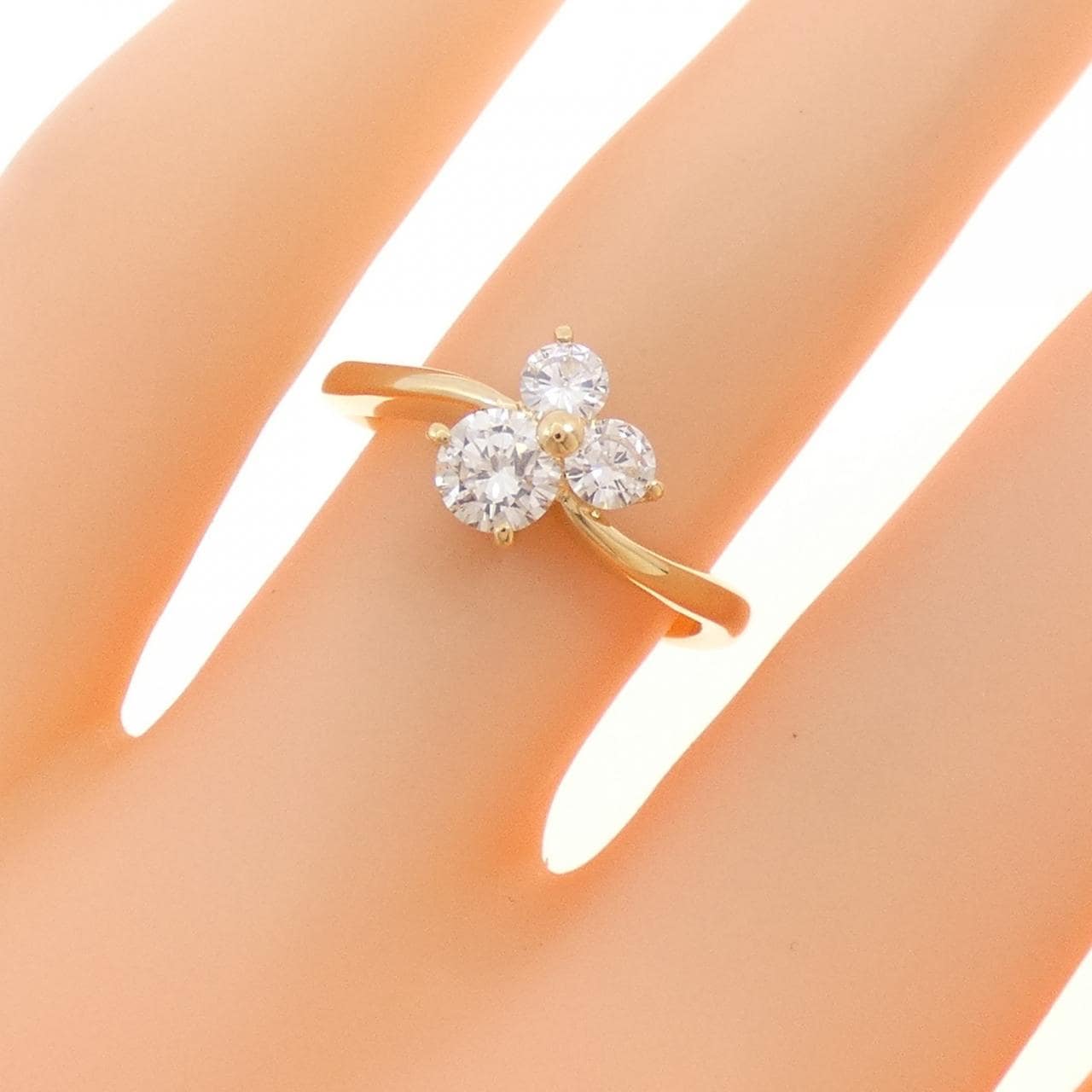 K18YG ダイヤモンド リング 0.50CT