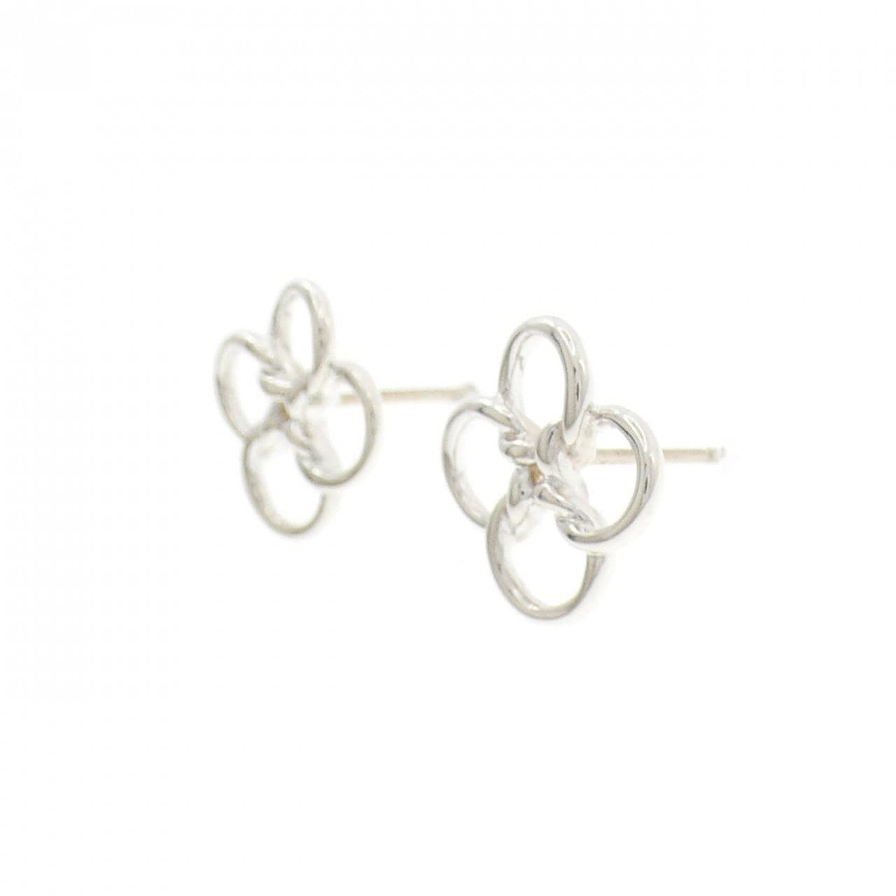 ティファニー クアドロフォリオ ミニ ピアス