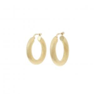 K18YG フープ ピアス