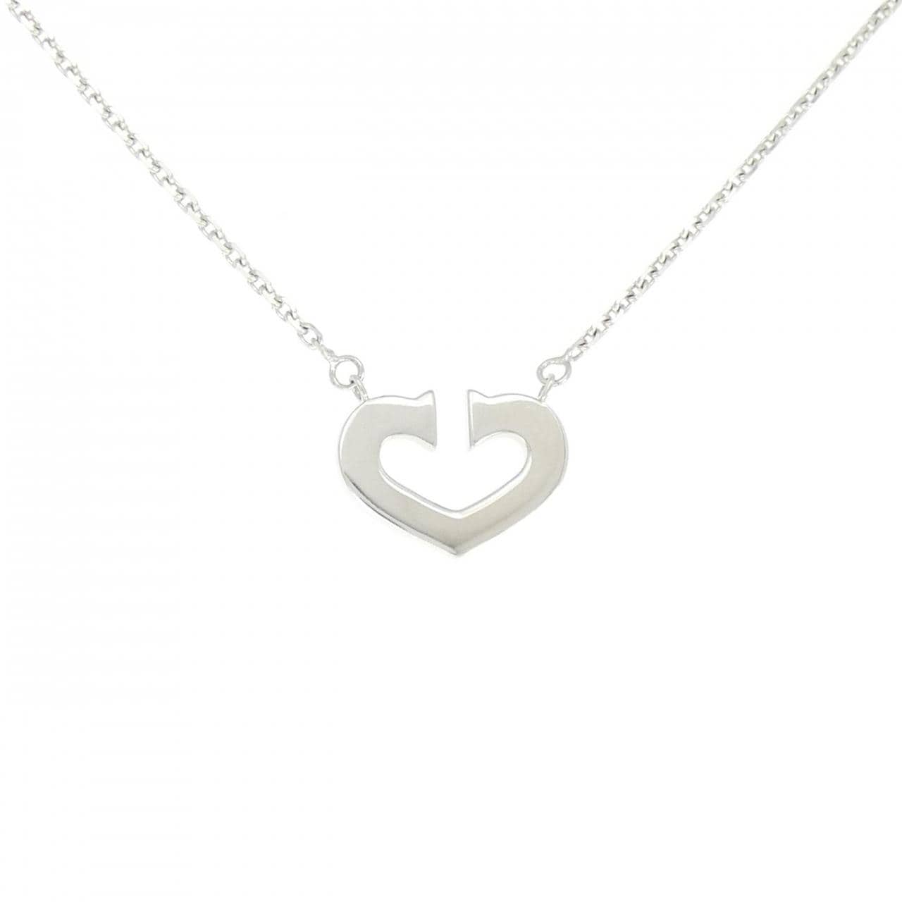 カルティエ Cハート ネックレス