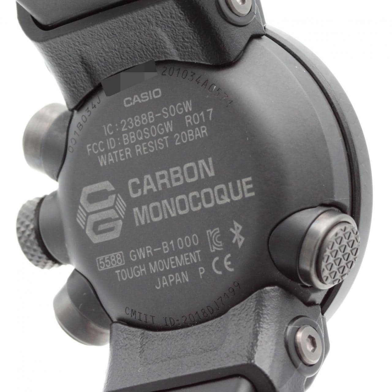 カシオ G-SHOCK 電波時計 GWR-B1000-1AJF カーボン ソーラークォーツ