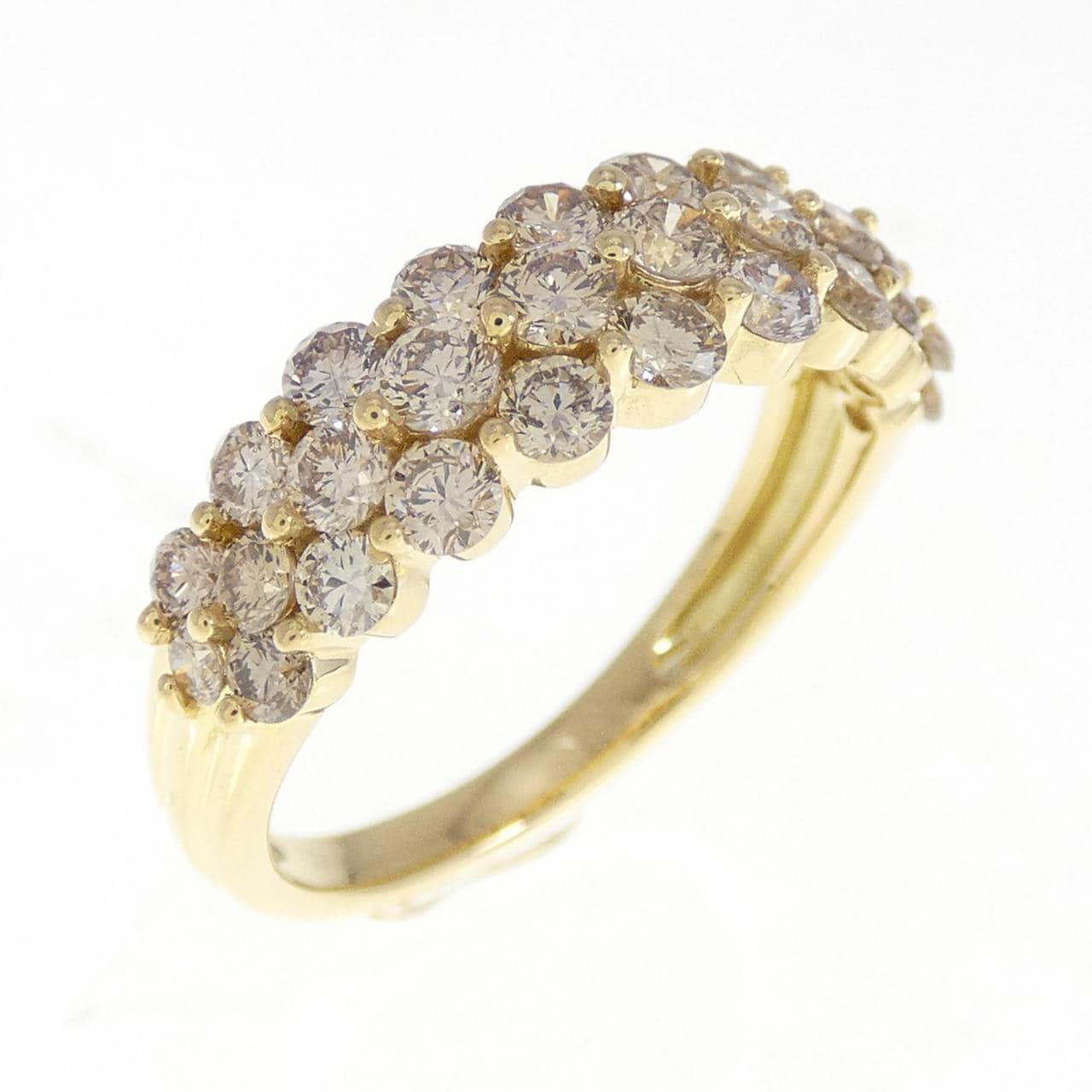 K18YG ダイヤモンド リング 1.40CT