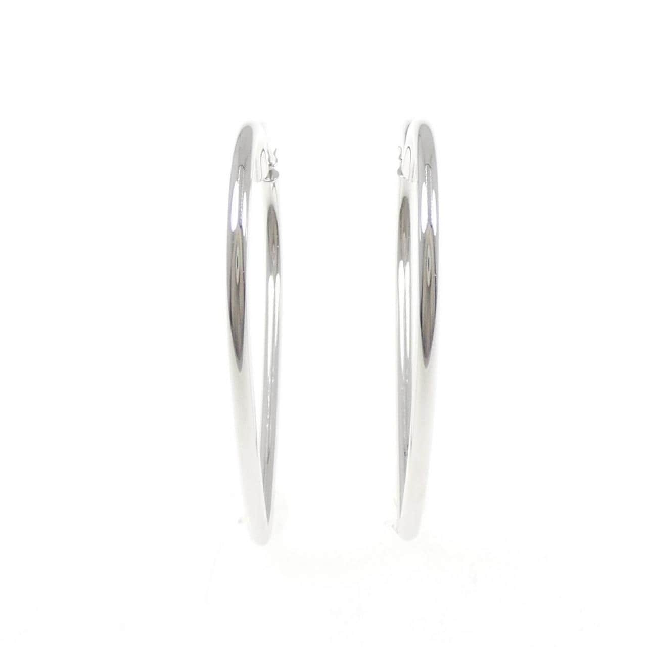 K10WG ハート フープ ピアス