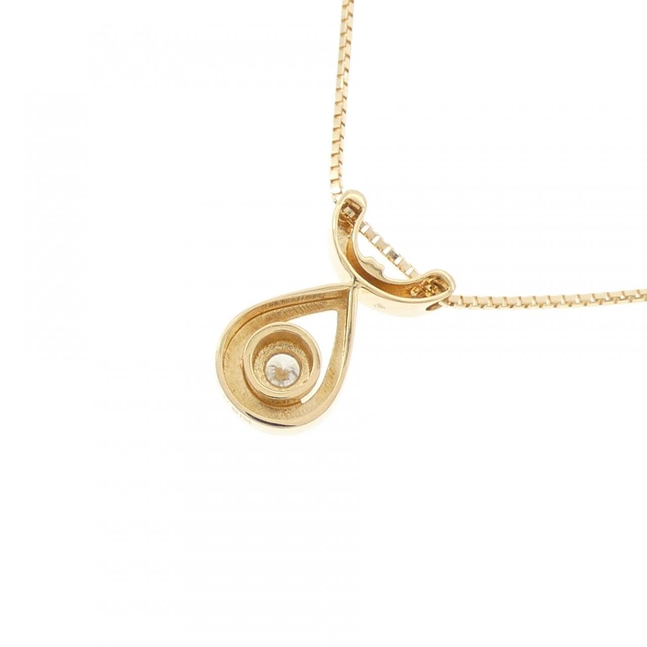 K18YG ダイヤモンド ネックレス 0.10CT