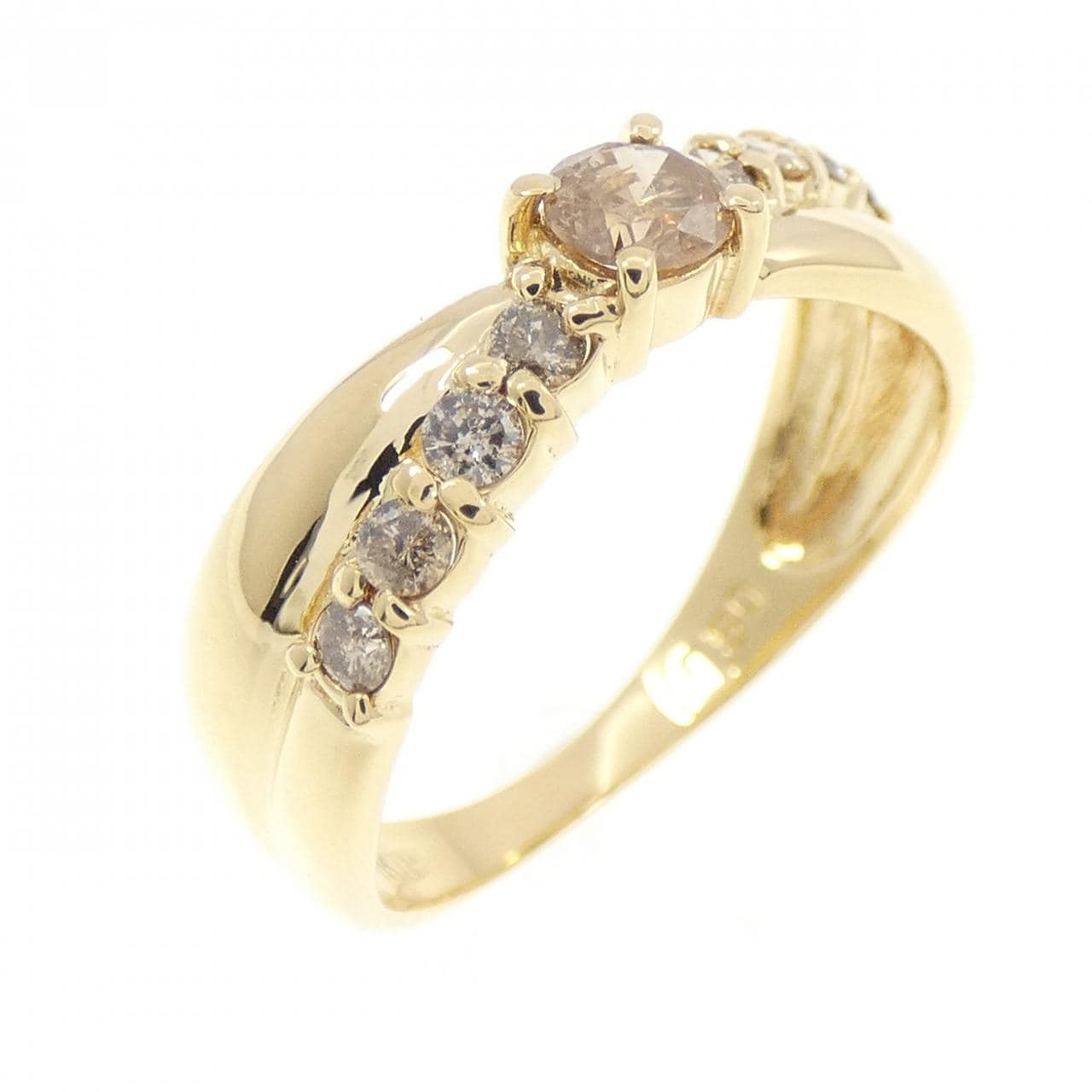 K18YG ダイヤモンド リング 0.50CT