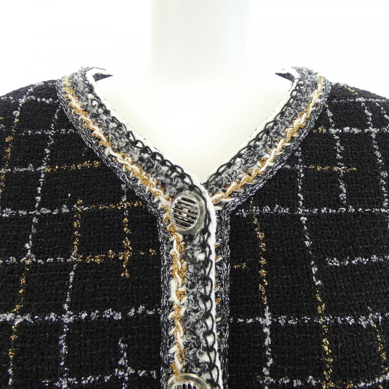 シャネル CHANEL P56399V42458 17S ノーカラージャケット