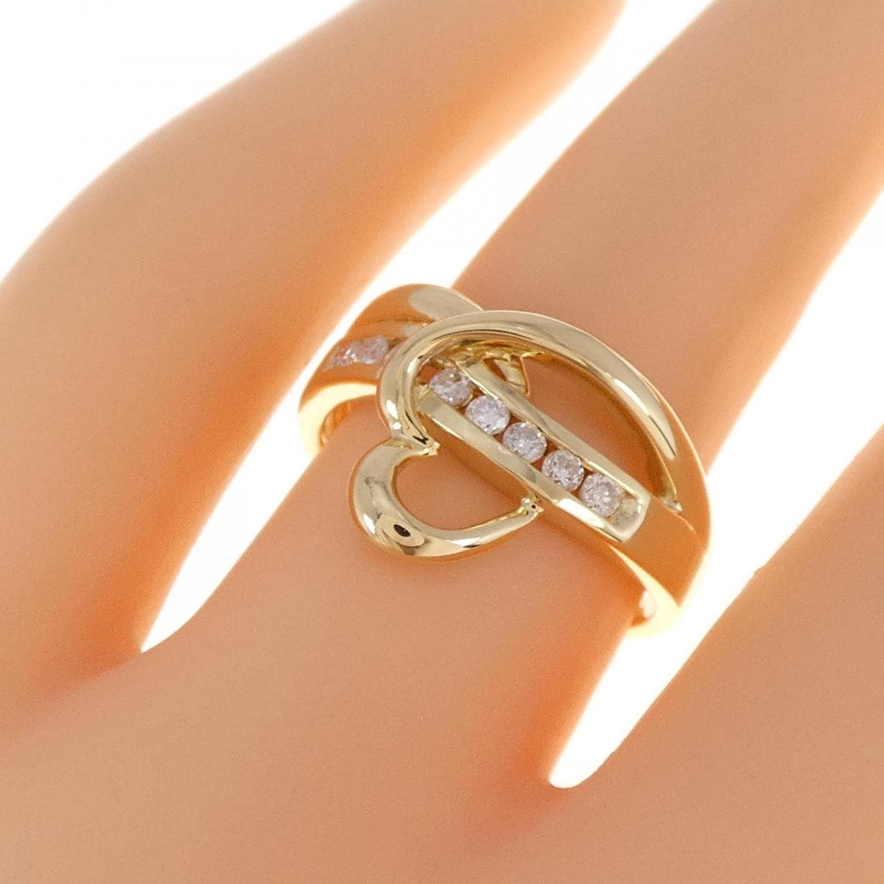 コメ兵｜K18YG ダイヤモンド リング 0.17CT｜ジュエリー｜リング