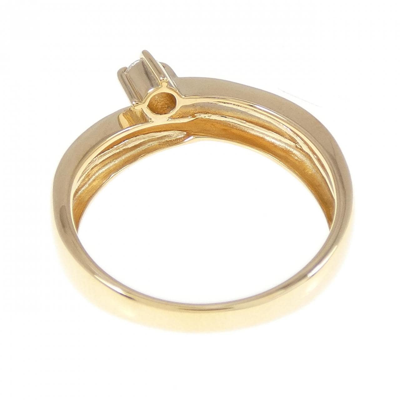 K18YG ダイヤモンド リング 0.07CT