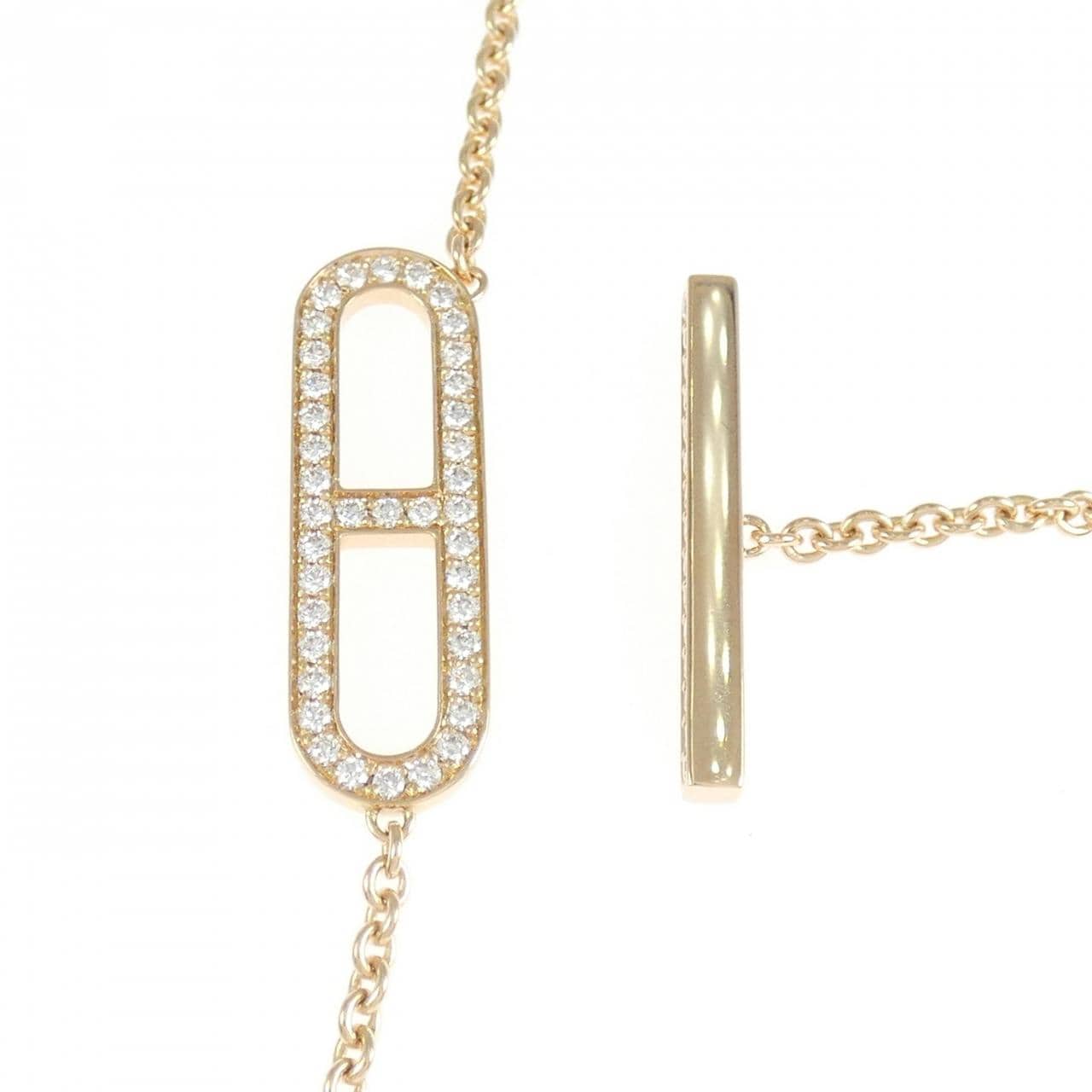 エルメス エヴァー シェーヌ ダンクル ネックレス 0.37CT
