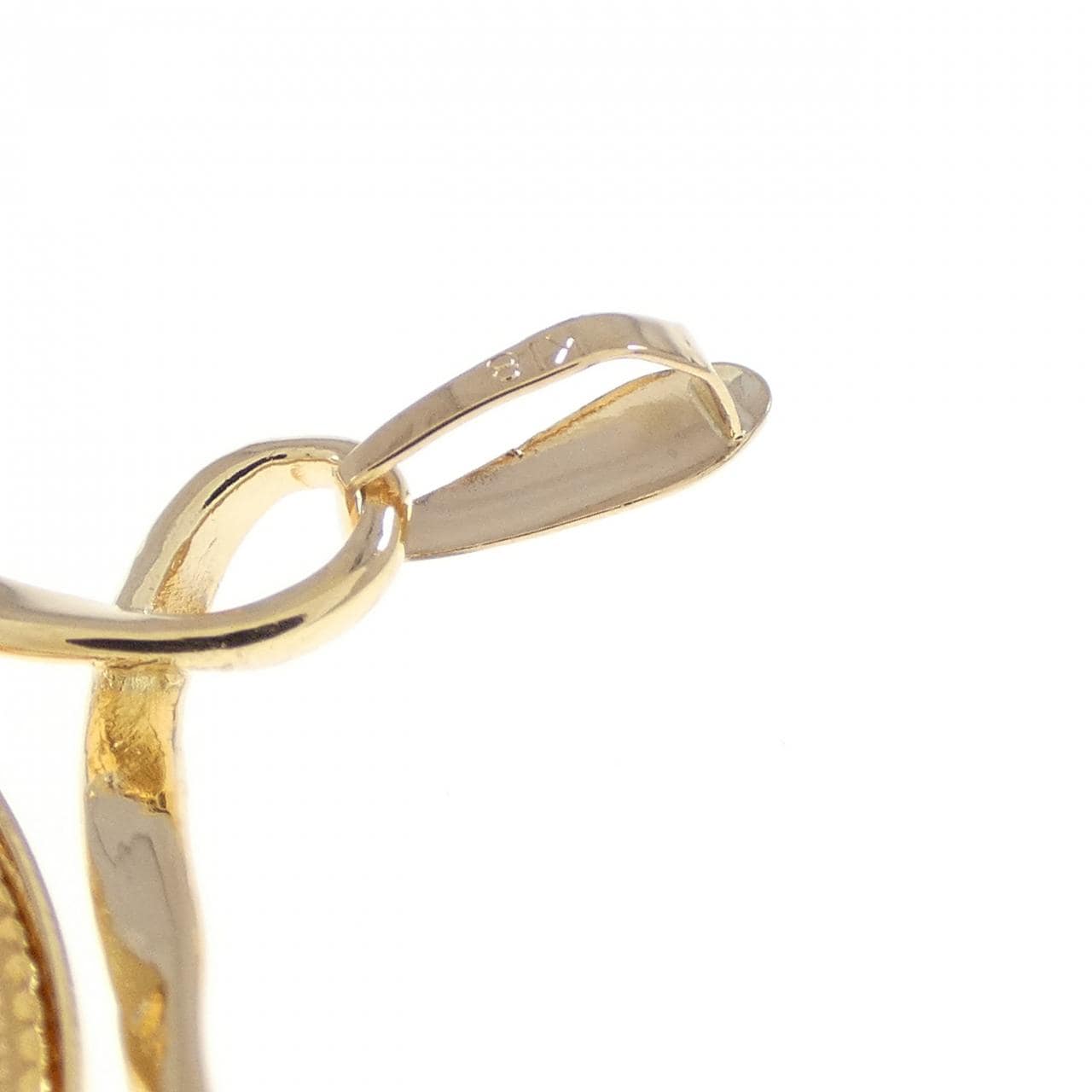 K18YG(枠) コイン ペンダント