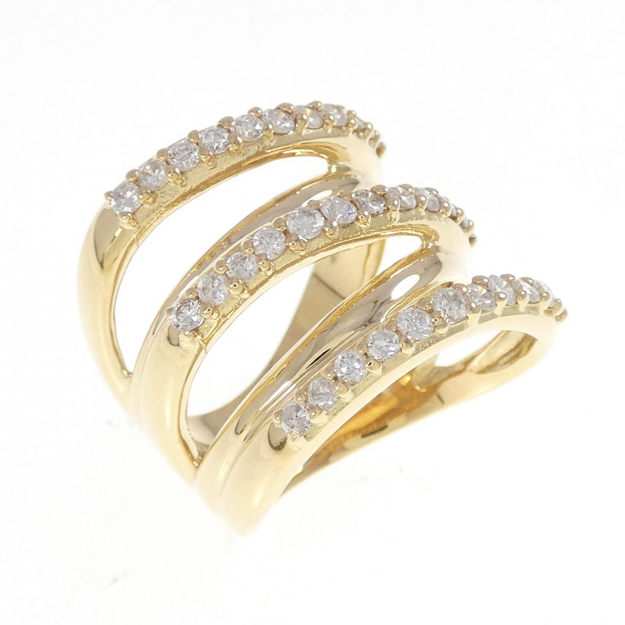 K18YG ダイヤモンド リング 1.00CT