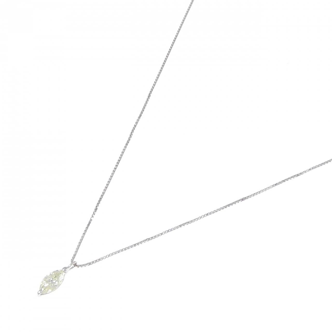 K18WG ダイヤモンド ネックレス 0.30CT