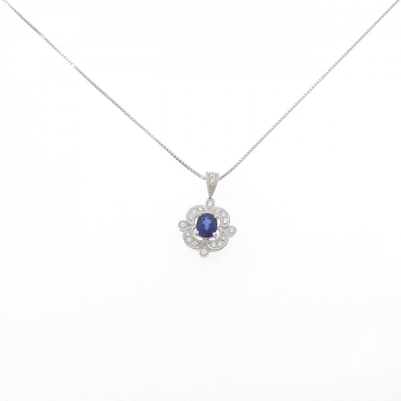 PT900/PT850 サファイヤ ネックレス 1.05CT