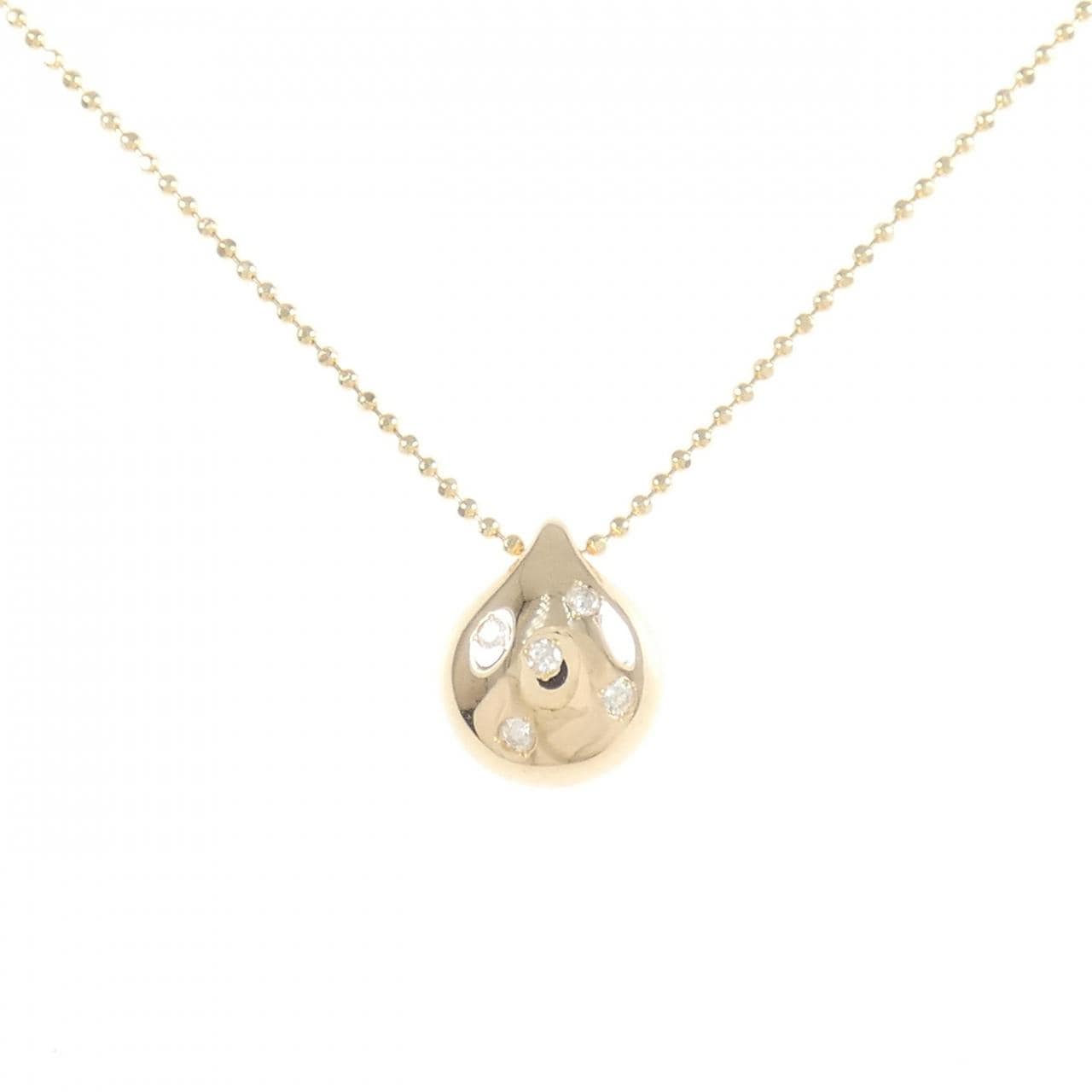 K18PG ダイヤモンド ネックレス 0.06CT