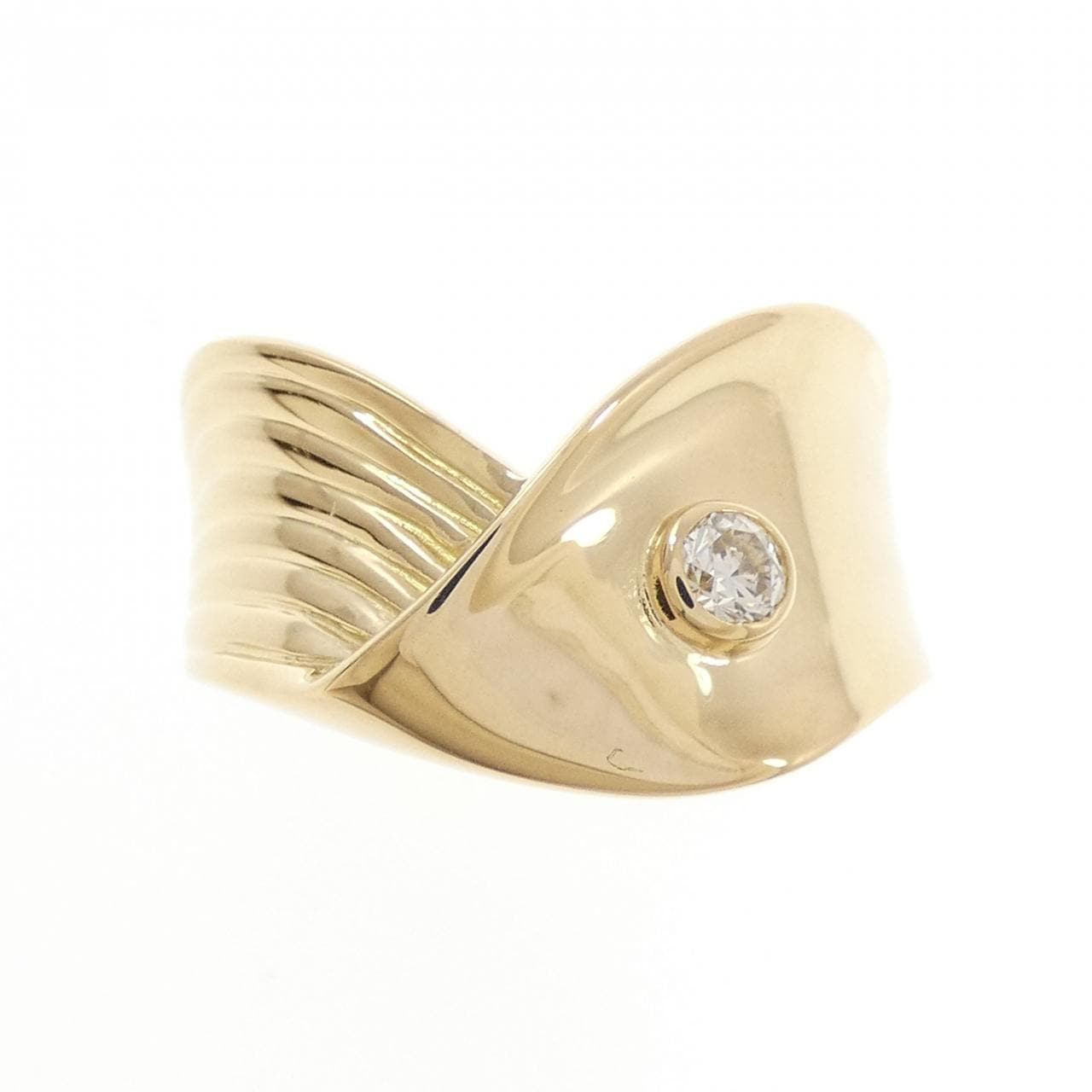 K18YG ダイヤモンド リング 0.11CT