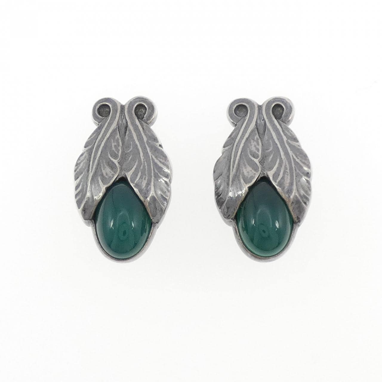 ジョージ ジェンセン カルセドニー イヤリング