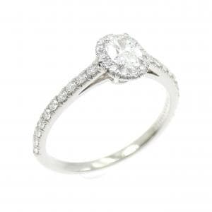 ティファニー ソレスト オーバル リング 0.27CT E VVS1 オーバルカット