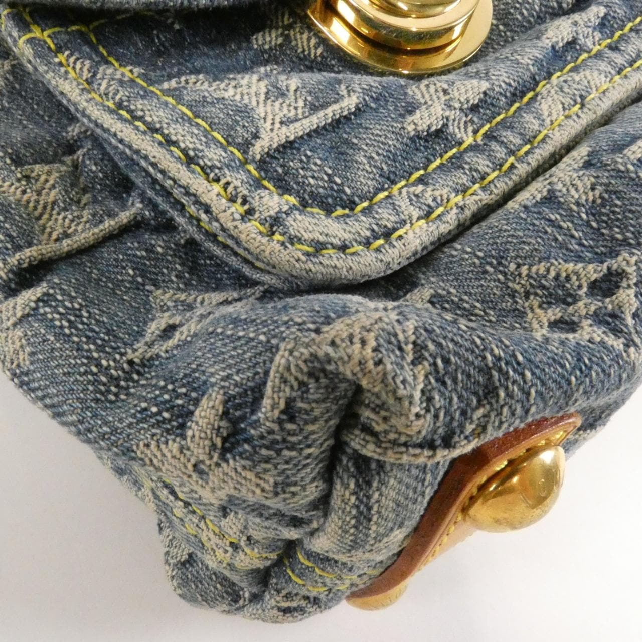 ルイヴィトン モノグラム デニム バギー PM M95049 ショルダーバッグ