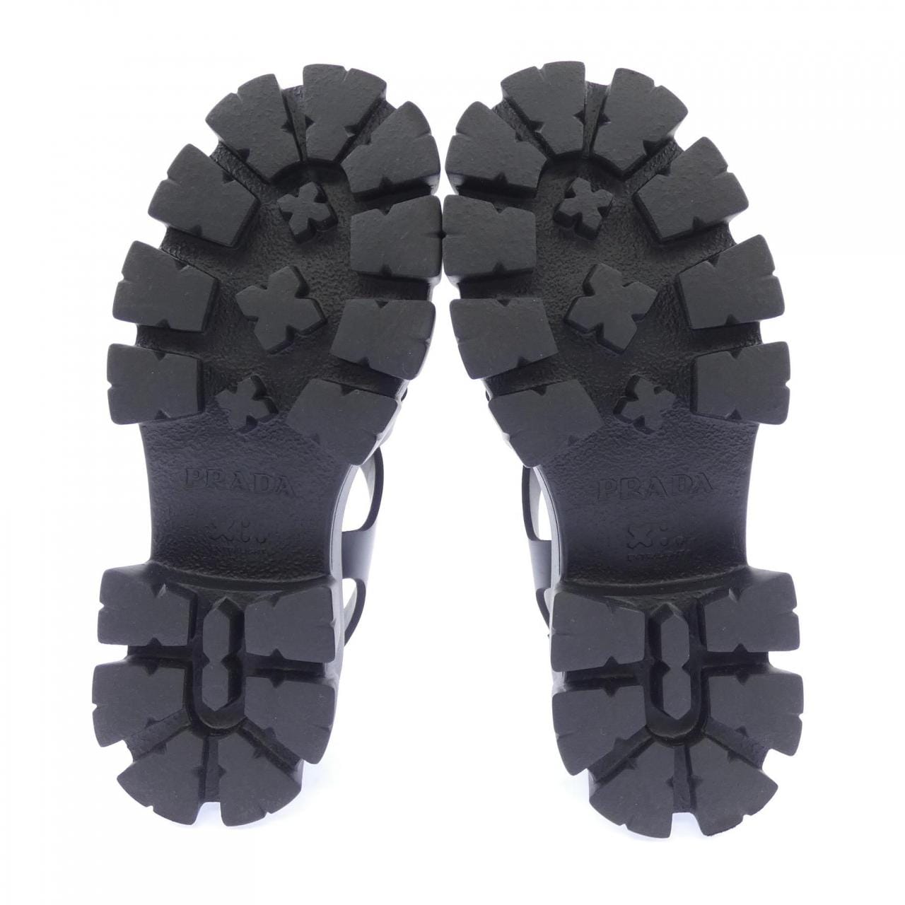 プラダ PRADA トライアングルロゴ モノリス 1X853M フォームラバー サンダル