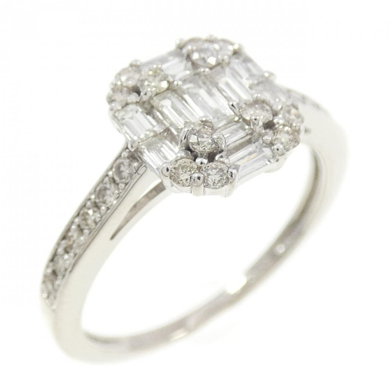 PT950 ダイヤモンド リング 0.50CT