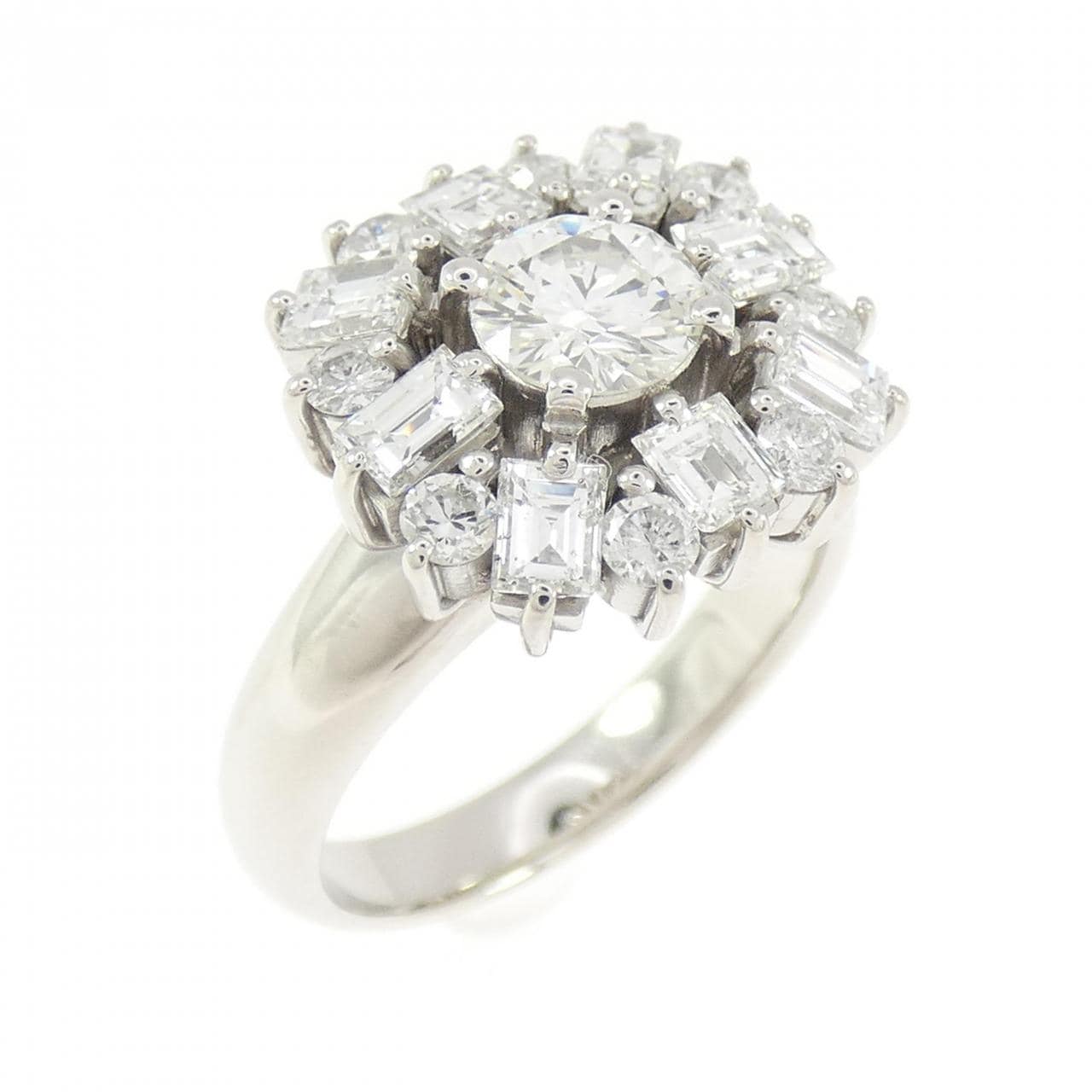 PT900 ダイヤモンド リング 0.542CT H SI1 Good