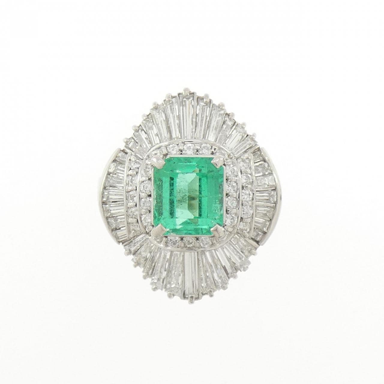 PT900 エメラルド リング 1.51CT