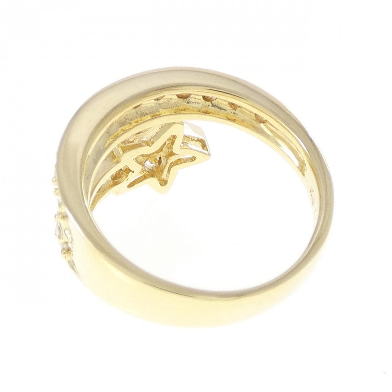 K18YG スター ダイヤモンド リング 1.09CT