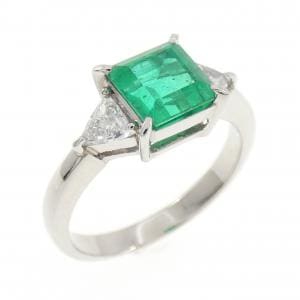 PT900 エメラルド リング 1.29CT コロンビア産
