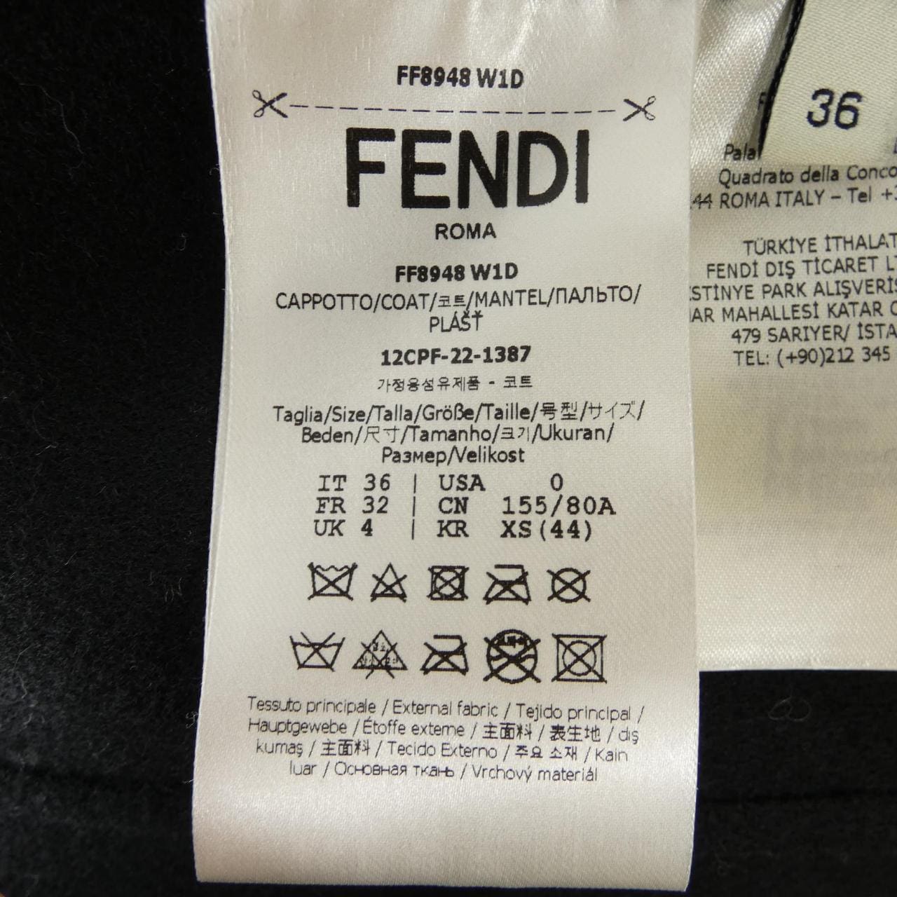 フェンディ FENDI FF8948 W1D コート