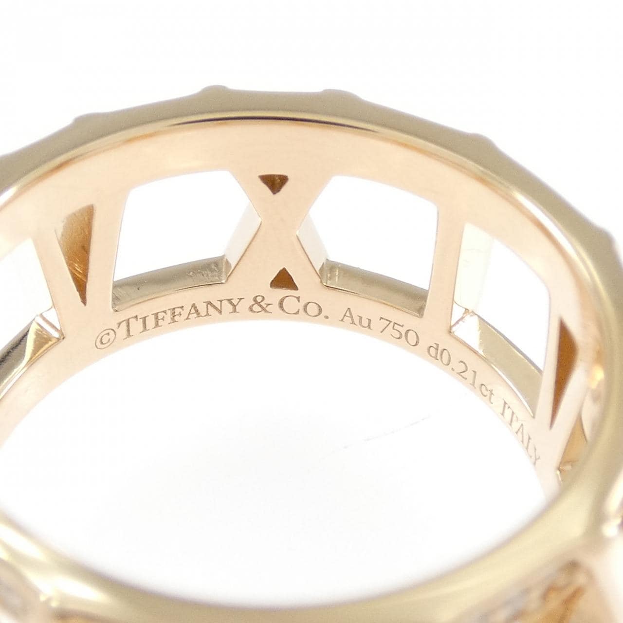 ティファニー アトラスXオープン リング 0.21CT
