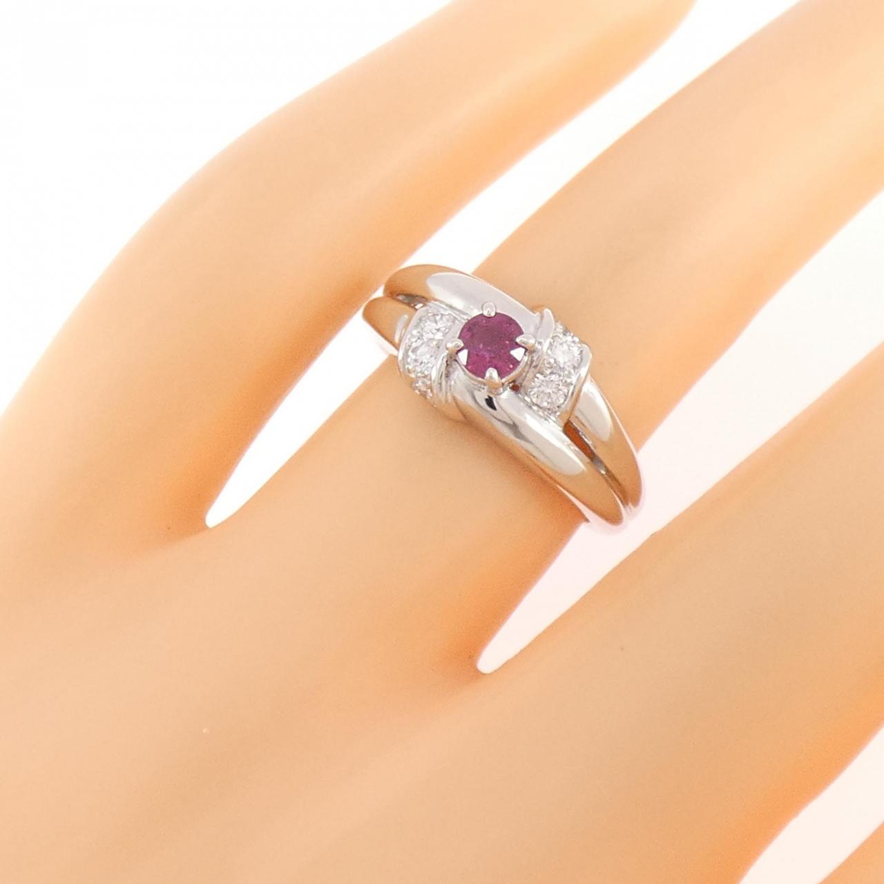 ポーラ ルビー リング 0.26CT