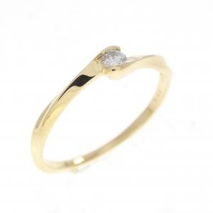 K18YG ダイヤモンド リング 0.06CT