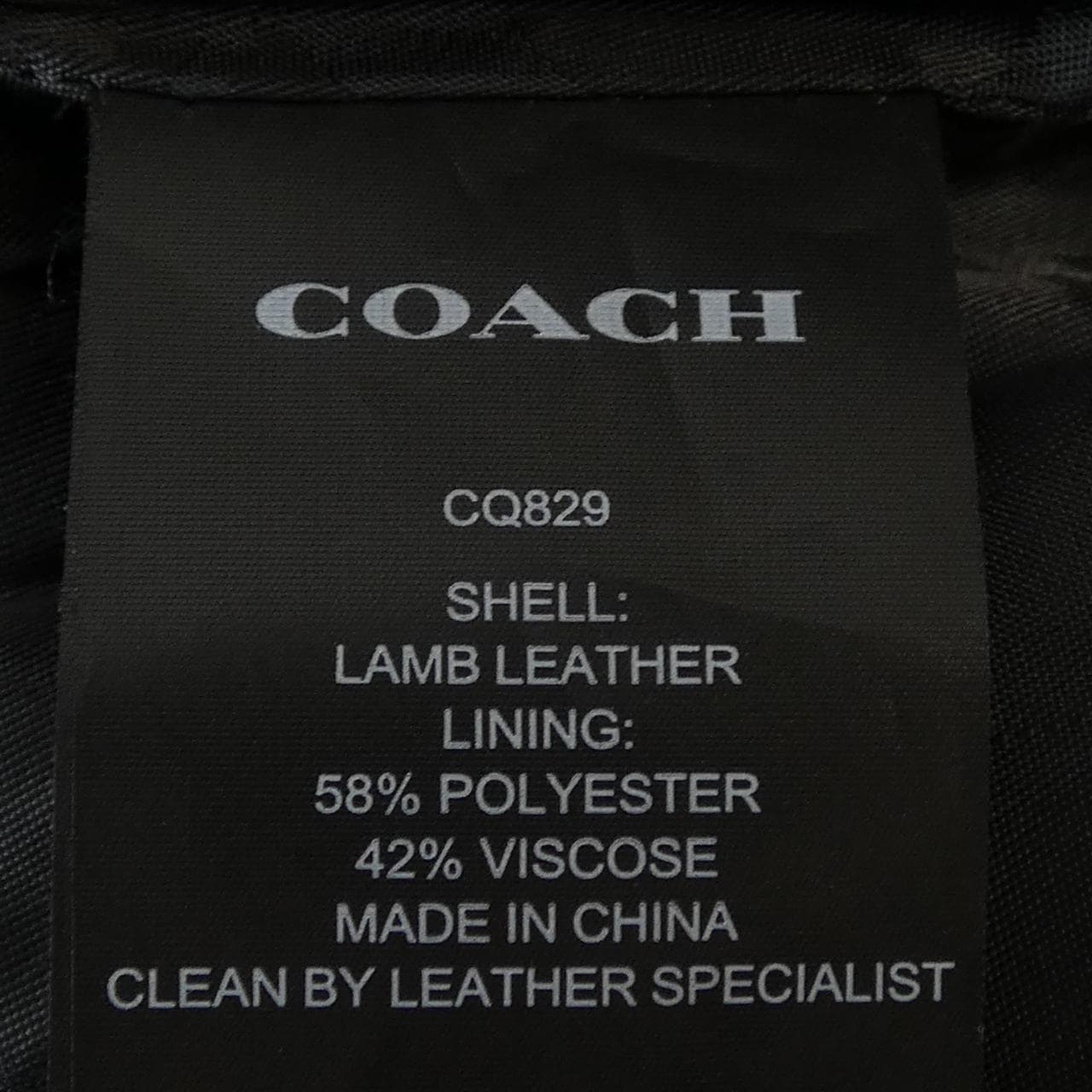 コーチ COACH レザージャケット