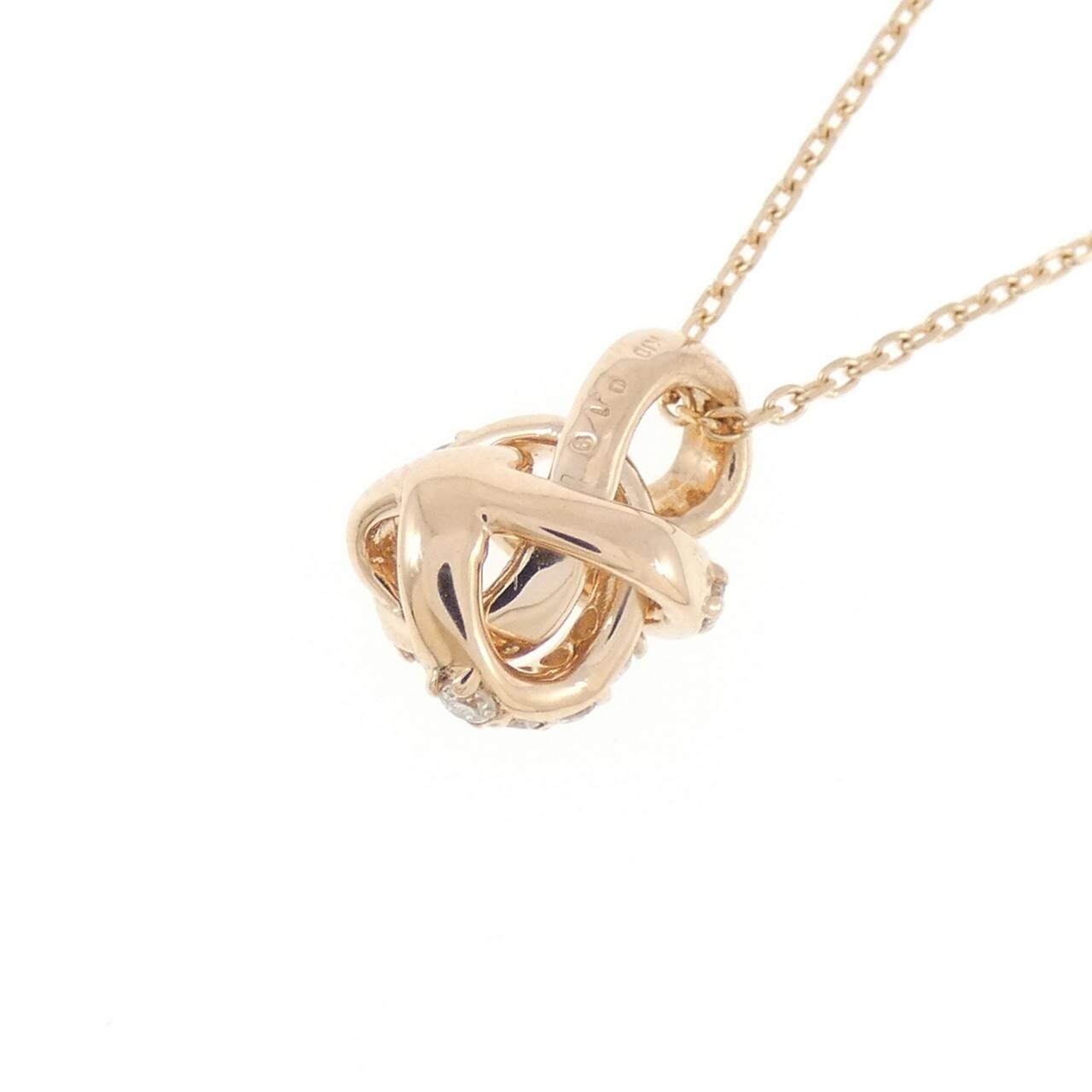K10PG ダイヤモンド ネックレス 0.19CT