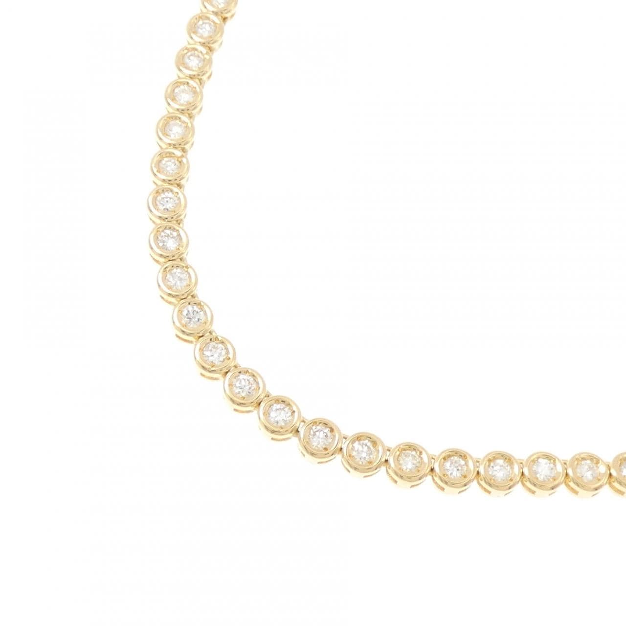 K18YG ダイヤモンド ネックレス 3.07CT