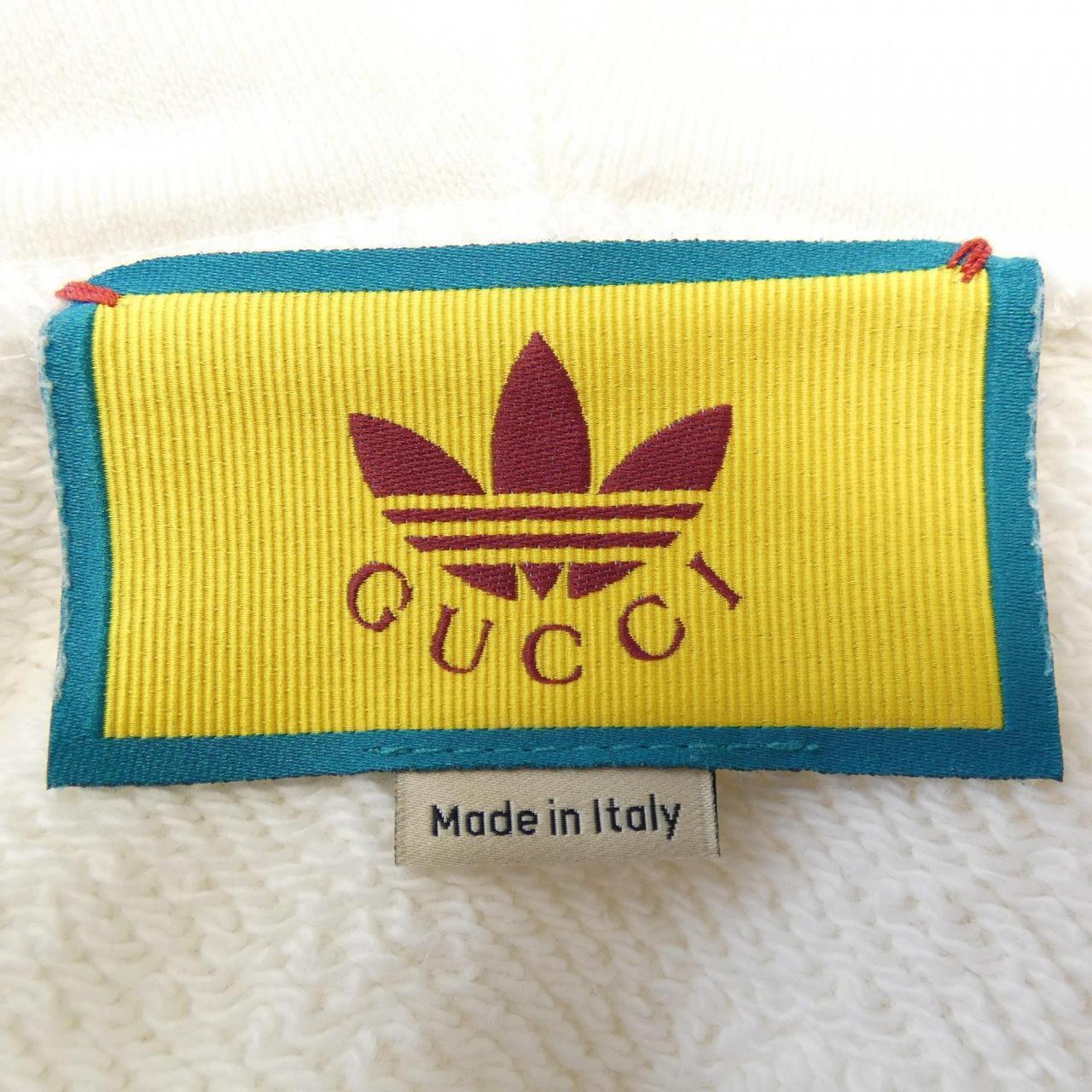 グッチ GUCCI ADIDAS トレフォイルエンブロイダリー 702607 XJEDA パーカー
