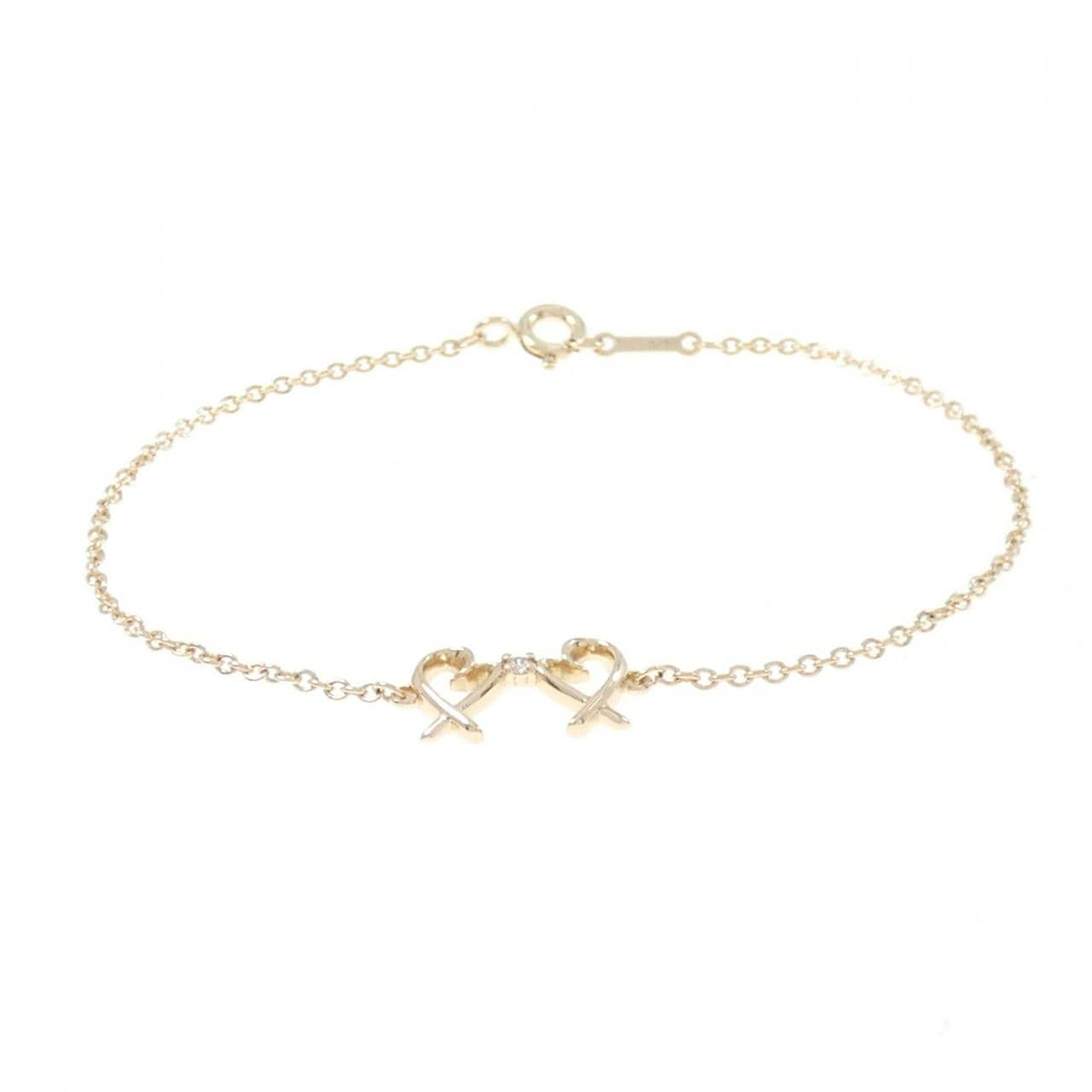 TIFFANY double loving heart bracelet