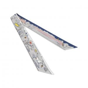 エルメス LES CHIENS PARISIENS ツイリー 064116S スカーフ