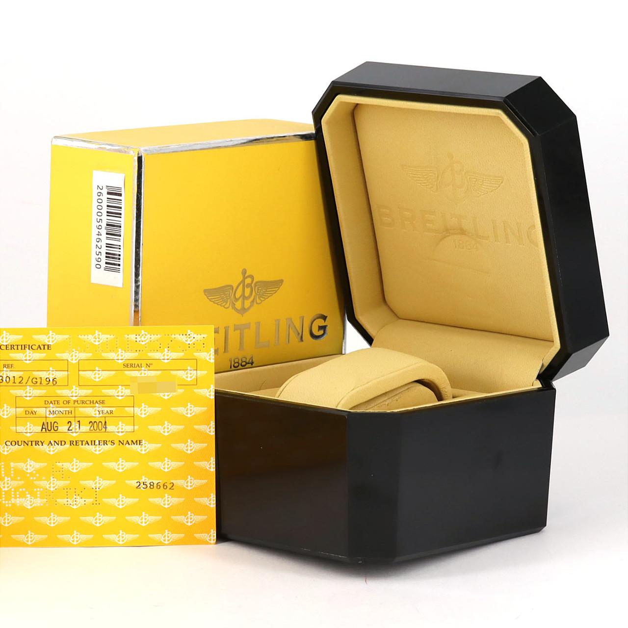 ブライトリング モンブリランデイト A41330/A4133012/G196 SS 自動巻