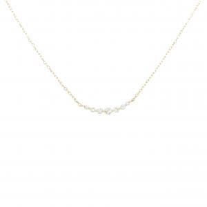 アガット ダイヤモンド ネックレス 0.1CT