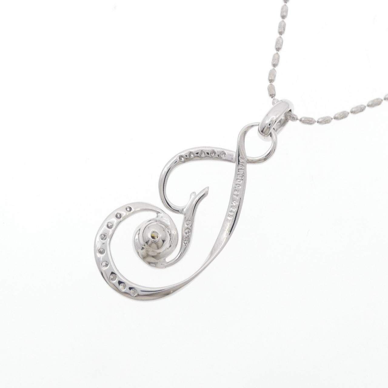 K18WG ダイヤモンド ネックレス 0.648CT